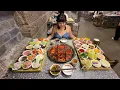 Eating Mala Hotpot at an Underground Shelter