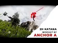 Skyrim SE Combat Gameplay 2H Katana Moveset from Anchor MCO Animation Package SE Anchor A