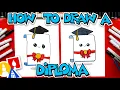 How To Draw A Graduation Diploma