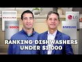 Ranking the Best 6 Dishwashers Under 1000