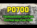 FIX CODE P0700 TRANSMISSION CONTROL SYSTEM MALFUNCTION P0701 AND P0702