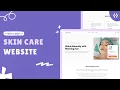 Build a Skin Care Website Project HTML CSS JavaScript Projects for Beginners 2025