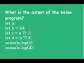 JS Interview Question 8 nullish coalescing operator