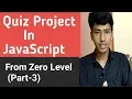Quiz Project In JavaScript In Hindi Part-3 Apply CSS