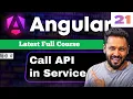 Angular 21 Tutorial in Hindi API Call in Service Using HttpClient Get Display Data