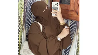 طريقة الخمار الفرنسي للمنتقبة 