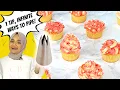CUPCAKE PIPING TECHNIQUES using a 1M piping tip