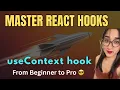 Master React Hook useContext Hook in React from Basic to Advance in Hindi useContext in React JS