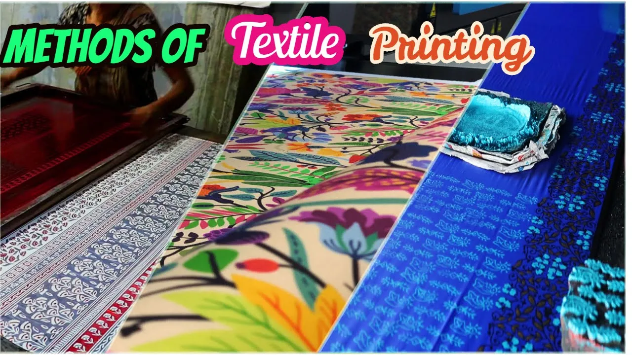 Outline Video What is Textile Printing || Different Methods of Textile Printing