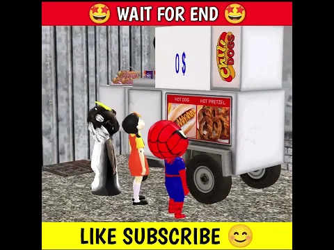GRANNY और DOLL की FREE FOOD WAR 😂🤣  #shortvideo #viralvideo #funny #granny #grannygame