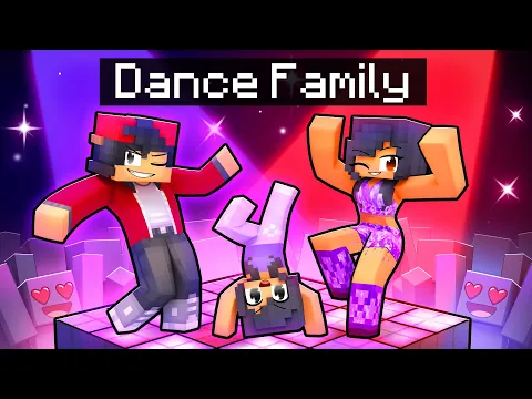 Download MP3 Having a DANCE FAMILY in Minecraft!