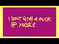 The Muslims - "IDGAF" (Lyric Video)