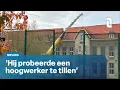 Hijskraan valt op dak jeugdzorginstelling Cadier en Keer | L1 Nieuws