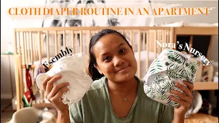 CLOTH DIAPERS How I make it work in an apartment A review between Esembly Nora s Nursery