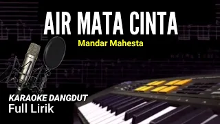 air mata cinta karaoke lirik