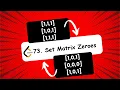 LeetCode 73 Set Matrix Zeroes Step-by-Step Explanation Code