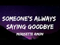 Download Lagu Morissette Amon - Someone's Always Saying Goodbye (Lyrics)