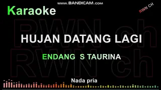 karaoke hujan datang lagi nada pria by endang s taurina 