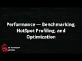 Performance Benchmarking HotSpot Profiling and Optimization