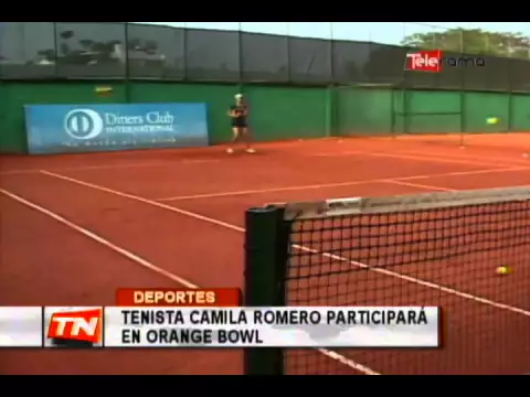 Tenista Camila Romero participará en Orange Bowl
