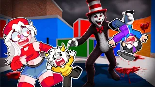 JUGAMOS AL MM2 DEL GATO EN EL SOMBRERO CON AMIGOS | MM2 Roblox Horror
