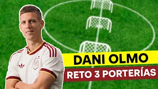 splash DANI OLMO se enfrenta al RETO DE LAS 3 PORTERÍAS… ¿ROMPERÁ EL RÉCORD? 😱