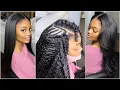 Updated Sew-in Tutorial Kinky Straight Texture ft CurlsQueen