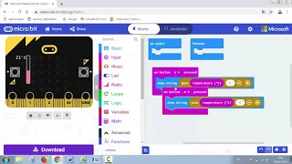 MICROBIT Sensor de temperatura