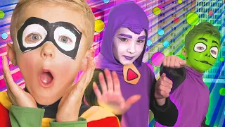 Teen Titans Face Paint Song | WigglePop!