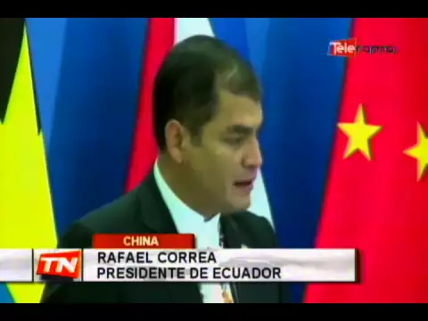 Presidente Correa participa en foro ministerial China - Celac