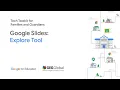 Google Slides Explore Tool