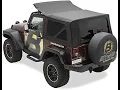 Bestop 7913635 Black Diamond Sailcloth Replace-A-Top for 2007-2009 Wrangler JK 2-Door