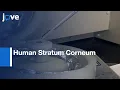 Measuring Modeling Contractile Drying In Human Stratum Corneum l Protocol