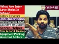 What Are The Entry Level Roles In QACC Qatar Aircraft Catering Company All Roles Here