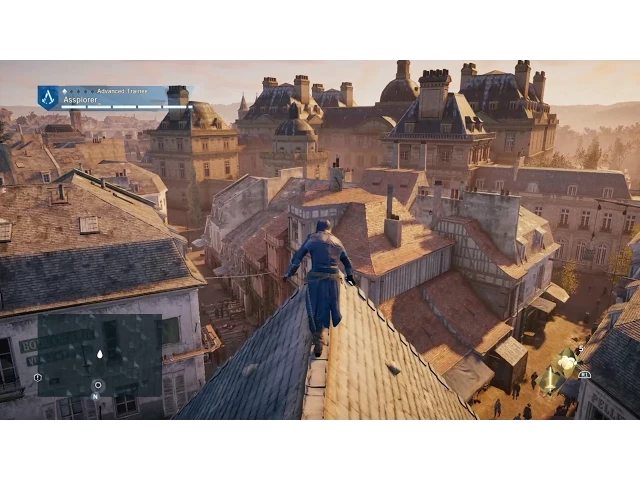 Assassin's Creed Unity Gameplay - Entire Map From End to End