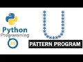 Python Pattern Programs Printing Stars in U Shape