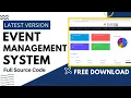 Event management system project in php Online event management system project in php free download