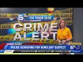 Crossville Police searching for burglary suspect