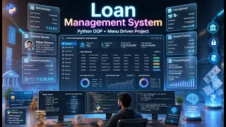 Loan Management System Using Python OOP Menu Driven Project Full Python Project Tutorial