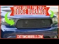 Dodge Durango 2014 - 2020 Mesh Grill Installation How-To by customcargrills com