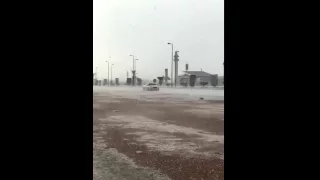 السيل الصغير عصر اليوم بالطائف واجواء رائعة 