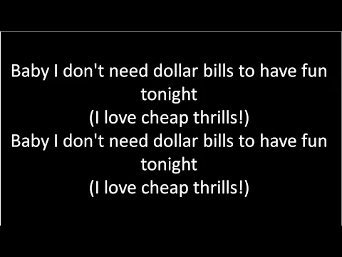 Download MP3 Sia - Cheap Thrills ft. Sean Paul (Lyric Video)