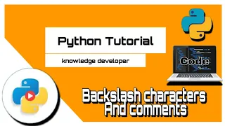 Python Bangla Tutorials 03 Backslash characters and comments
