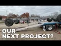 CUSTOM KENWORTH W900 TRACTOR TRAILER PROJECT IS HERE TRUCK IS MASSIVE