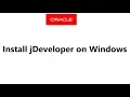 Oracle Tutorial for Beginners How to install JDeveloper 12c