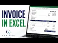 Professional Invoice Creation in Excel Step-by-Step Guide