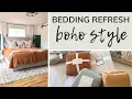 Bedding Refresh Parachute Linen Duvet Cover Paired with Target Pillows and Sheet