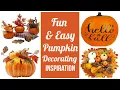 Fun Easy Pumpkin Decorating Inspiration