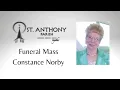 Funeral Mass January 2 2026 10 30 am