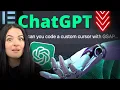 I asked ChatGPT to code a custom cursor with GSAP - Elementor Wordpress Tutorial Flex Container